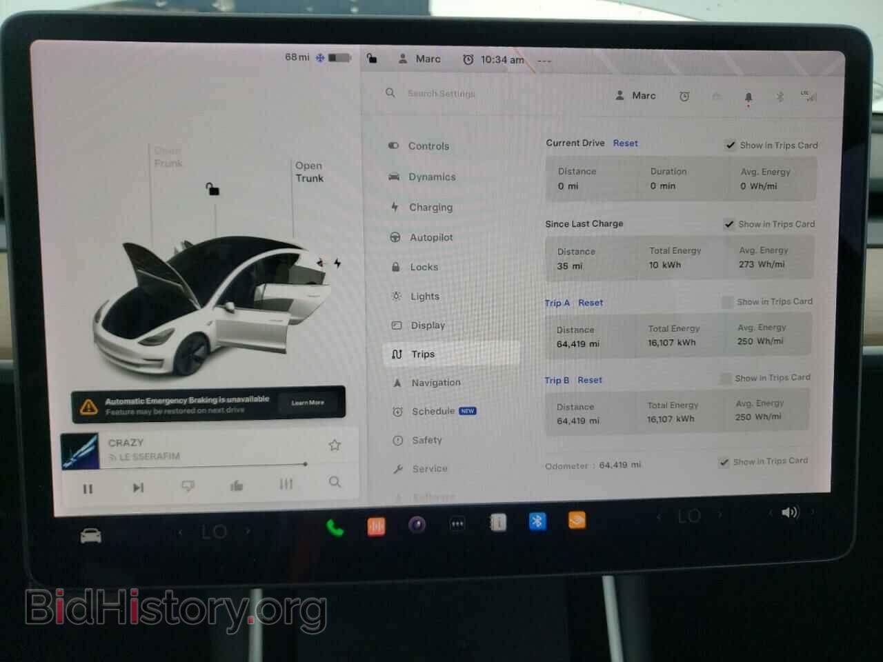 2020 TESLA MODEL 3 - VIN: 5YJ3E1EA4LF792794 - Фото 9