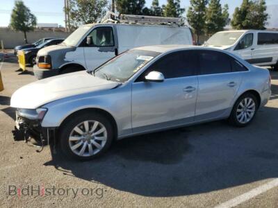 2013 Audi A4 PREMIUM, серебристый — VIN WAUAFAFL9DA159686, Copart