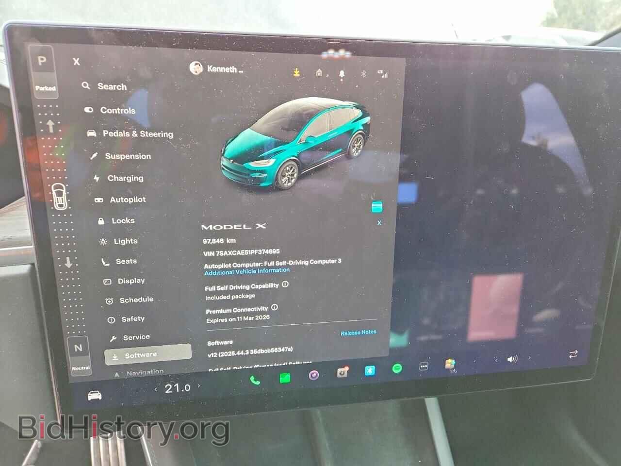 2023 TESLA MODEL X - VIN: 7SAXCAE51PF374695 - Photo 9