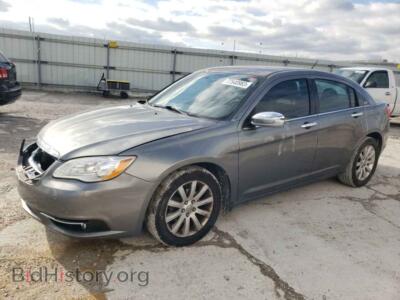 2013 Chrysler 200 200 Limite, серебристый — VIN 1C3CCBCG3DN649717, Copart