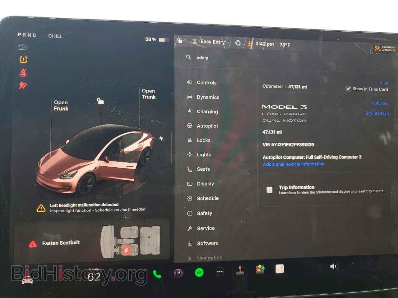 2023 TESLA MODEL 3 - VIN: 5YJ3E1EB2PF391839 - Photo 9