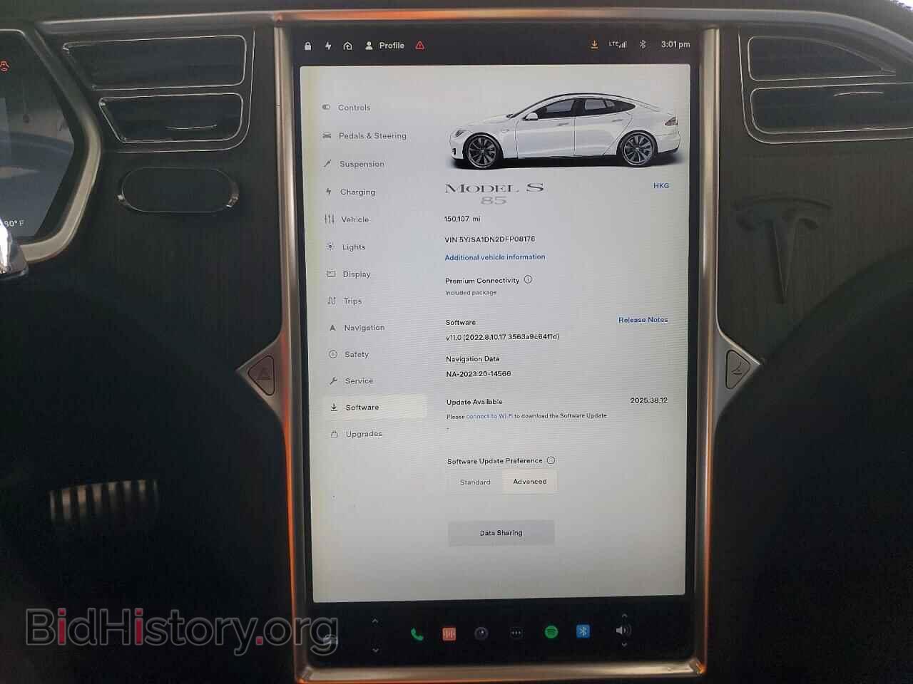 2013 TESLA MODEL S - VIN: 5YJSA1DN2DFP08176 - Фото 9