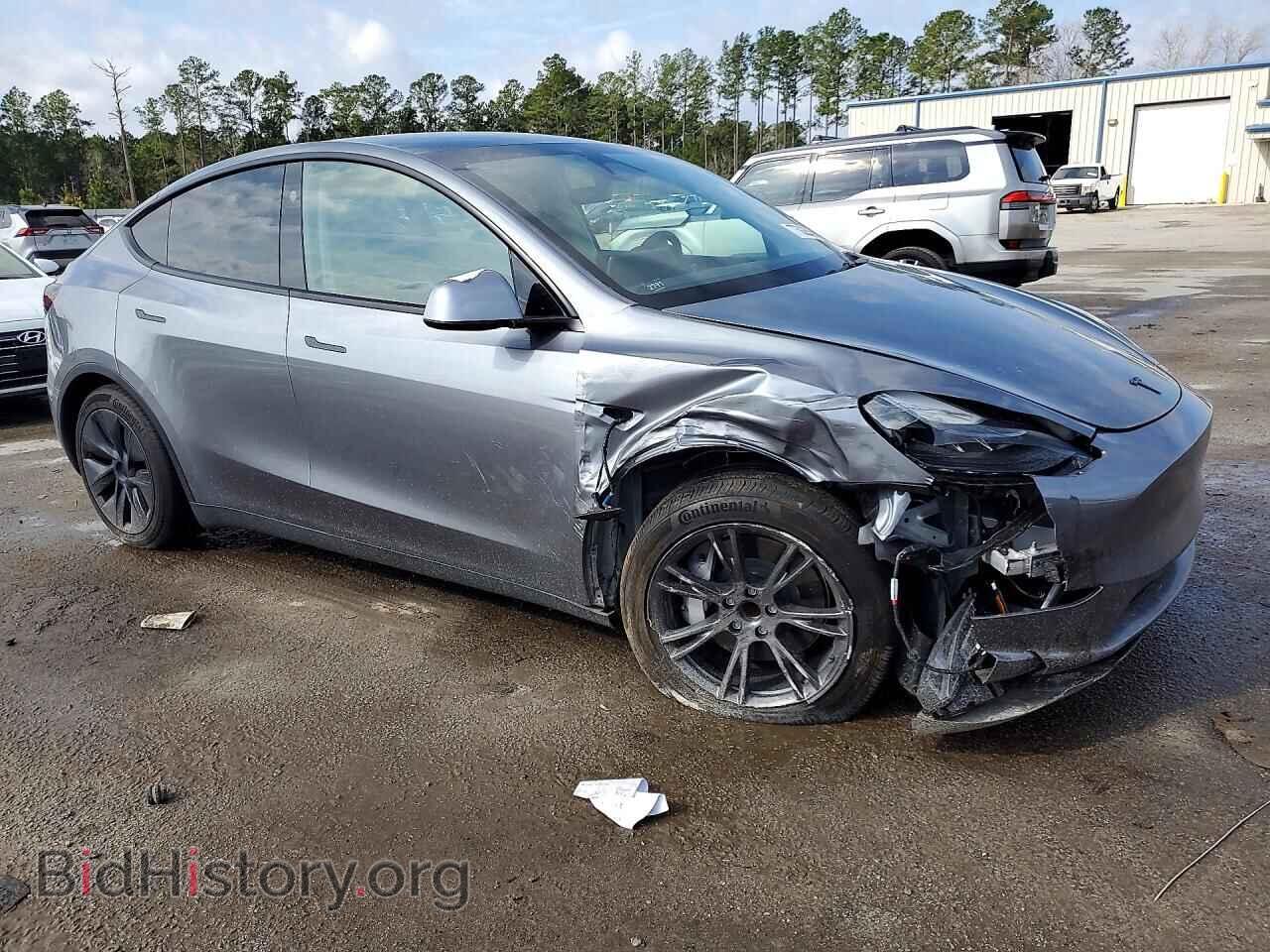 2024 TESLA MODEL Y - VIN: 7SAYGDED6RF201789 - Фото 4