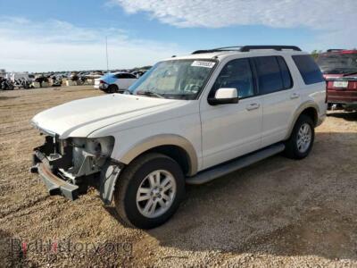 2010 Ford EXPLORER Explorer E, белый — VIN 1FMEU6EE8AUB15825, Copart