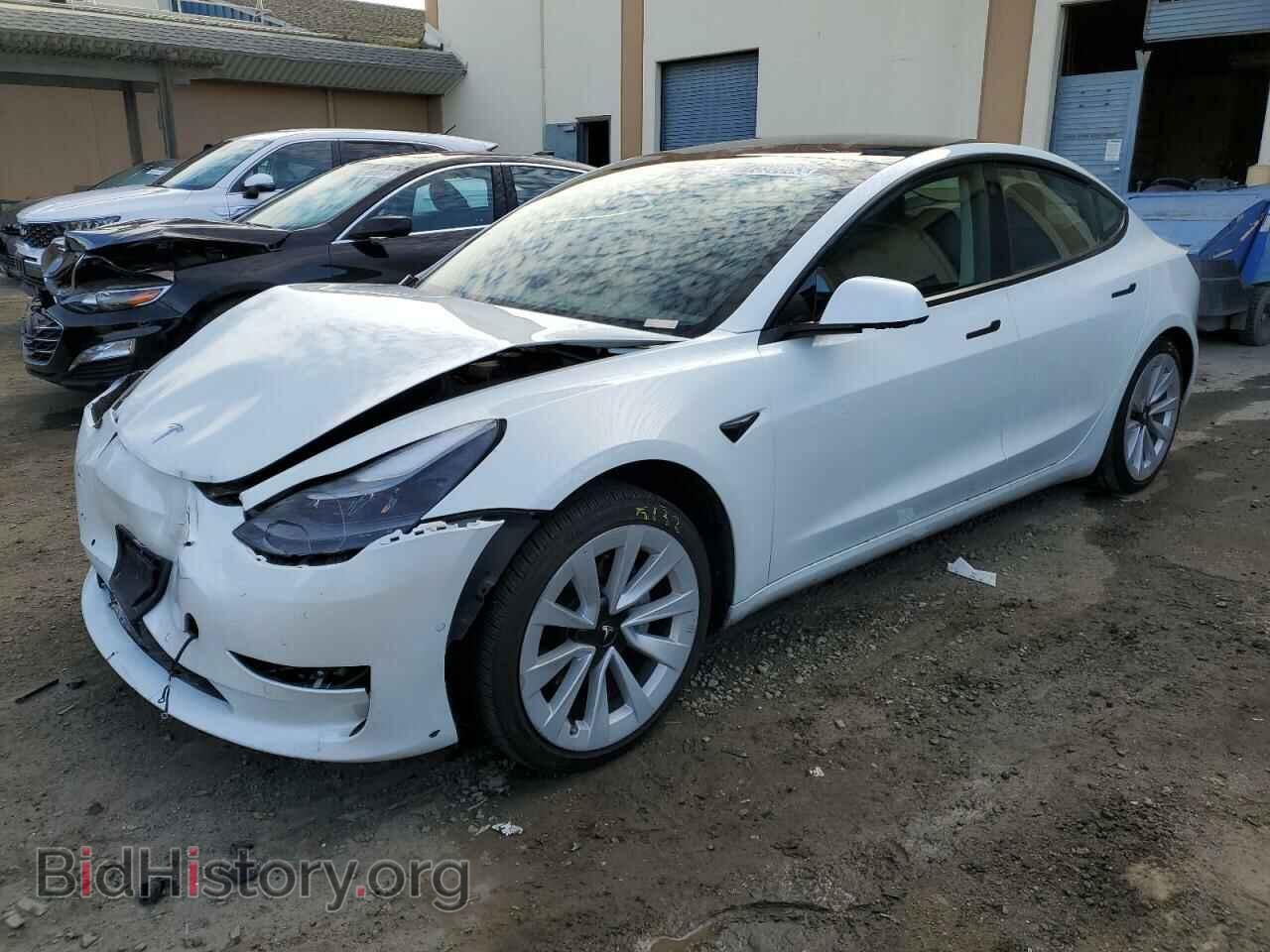 Photo 5YJ3E1EBXNF192471 - TESLA MODEL 3 2022
