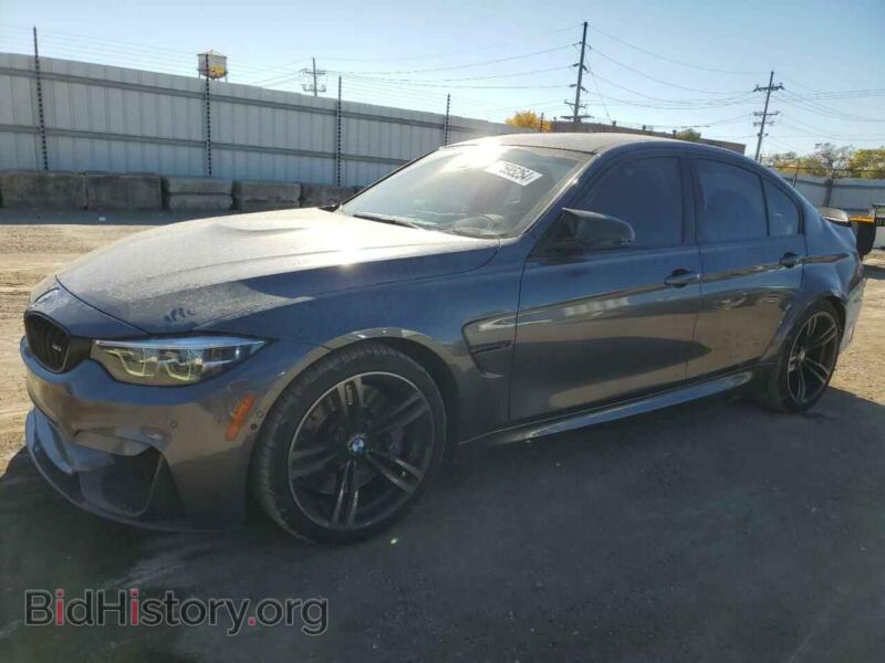 2018 BMW M3 (VIN WBS8M9C53J5J79683) — фото 1 из 12, Copart, повреждение: задняя часть