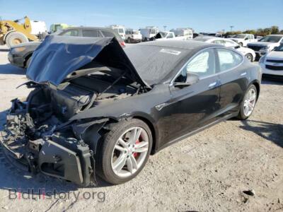 2016 Tesla MODEL S, черный — VIN 5YJSA1E42GF130204, Copart