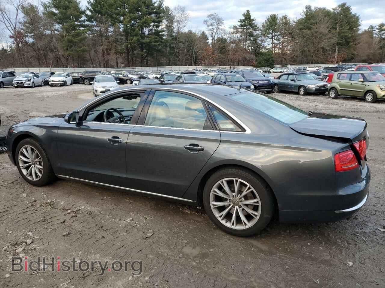 2013 AUDI A8 - VIN: WAUAGAFD3DN027439 - Фото 2