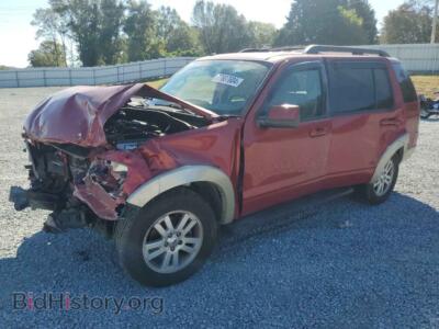 2010 Ford EXPLORER Eddie Bauer, red — VIN 1FMEU7EE5AUA73541, Copart