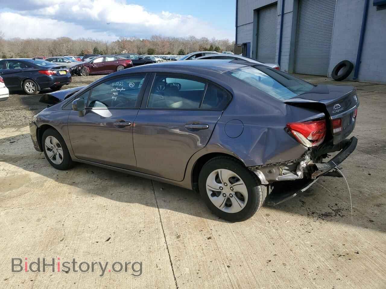 2014 HONDA CIVIC - VIN: 2HGFB2F57EH510076 - Фото 2