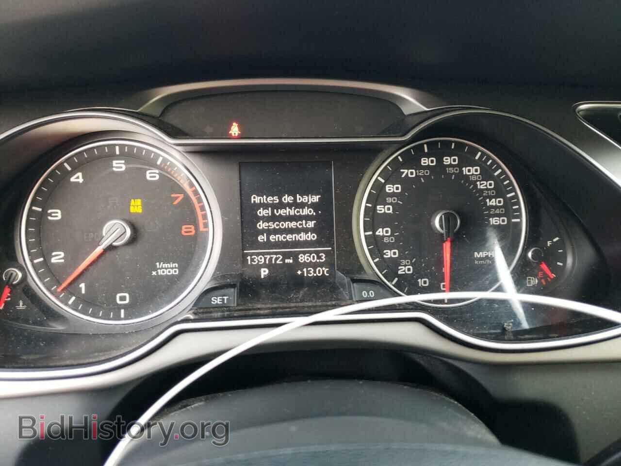 2014 AUDI A4 - VIN: WAUAFAFL9EN043091 - Фото 9