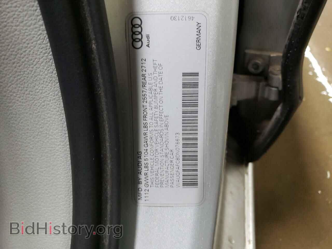 2013 AUDI A6 - VIN: WAUGFAFC8DN076673 - Photo 12