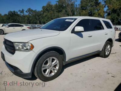2013 Dodge DURANGO SSV, white — VIN 1C4RDJFG3DC678686, Copart