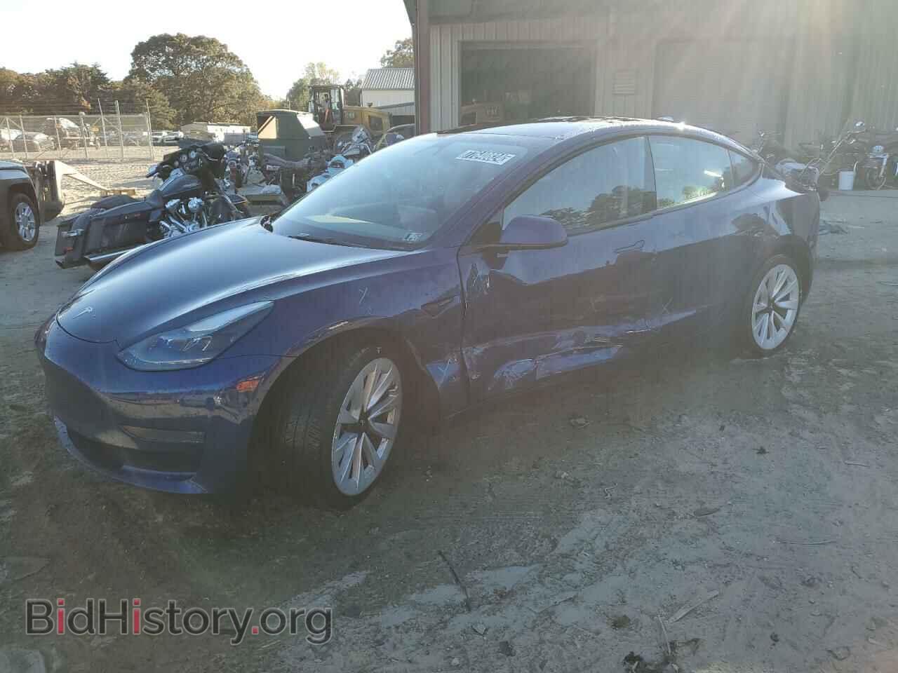 Photo 5YJ3E1EA4NF190867 - TESLA MODEL 3 2022