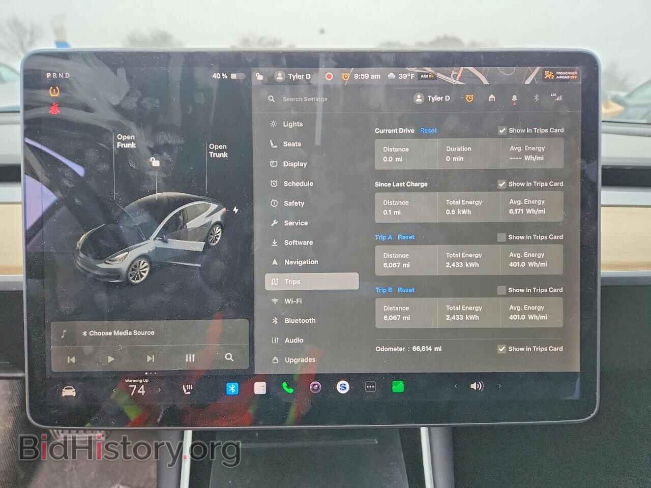2019 TESLA MODEL 3 - VIN: 5YJ3E1EAXKF314359 - Photo 9