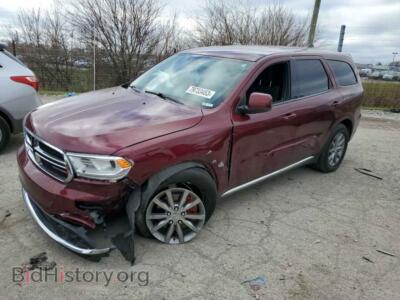 2017 Dodge DURANGO SXT, maroon — VIN 1C4RDJAG4HC893362, Copart