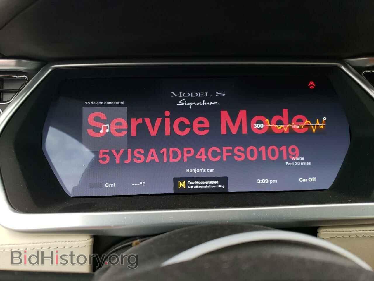 2012 TESLA MODEL S - VIN: 5YJSA1DP4CFS01019 - Photo 9