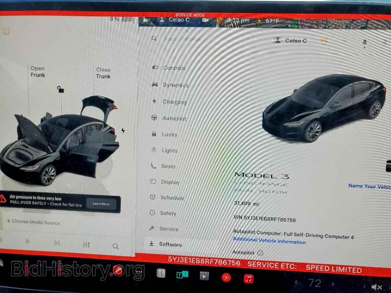 2024 TESLA MODEL 3 - VIN: 5YJ3E1EB8RF786756 - Photo 9