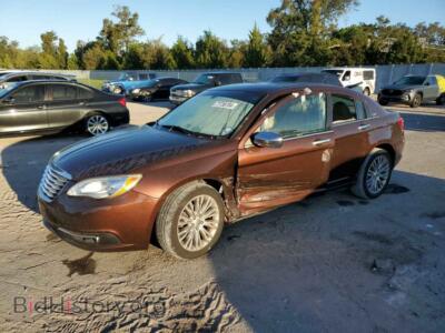 2012 Chrysler 200 Limited, коричневый — VIN 1C3CCBCB3CN293031, Copart