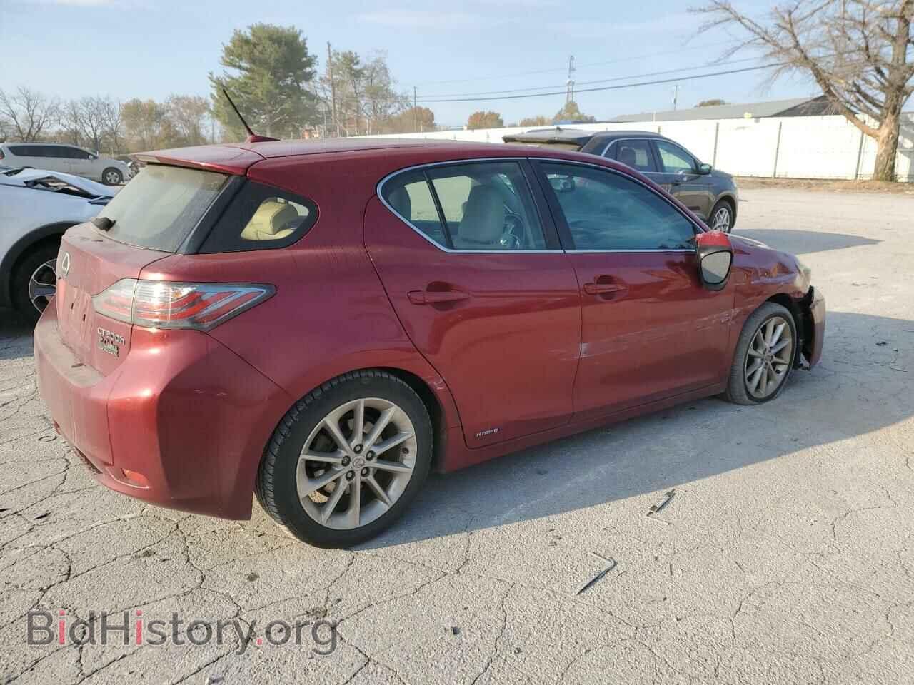 2012 LEXUS CT 200 - VIN: JTHKD5BH2C2112870 - Фото 3