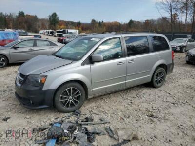 2016 Dodge CARAVAN R/T, серебристый — VIN 2C4RDGEG2GR312458, Copart
