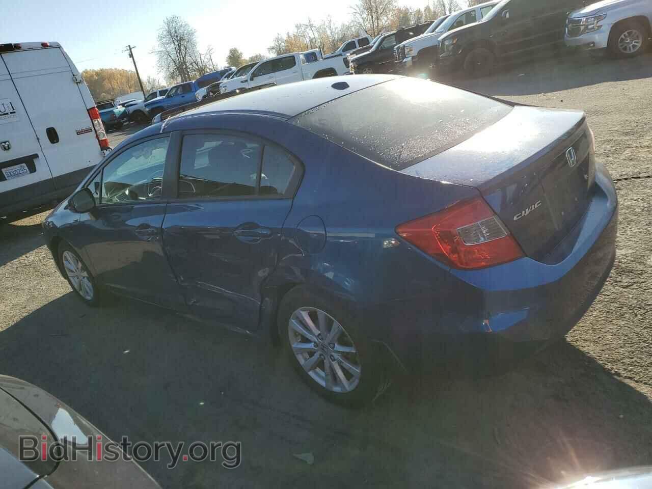 2012 HONDA CIVIC - VIN: 2HGFB2F91CH505035 - Фото 2