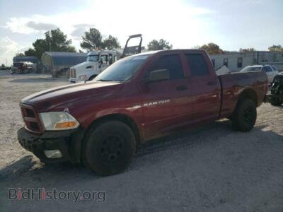 2012 Dodge RAM 1500 ST, красный — VIN 1C6RD6FT2CS259671, Copart