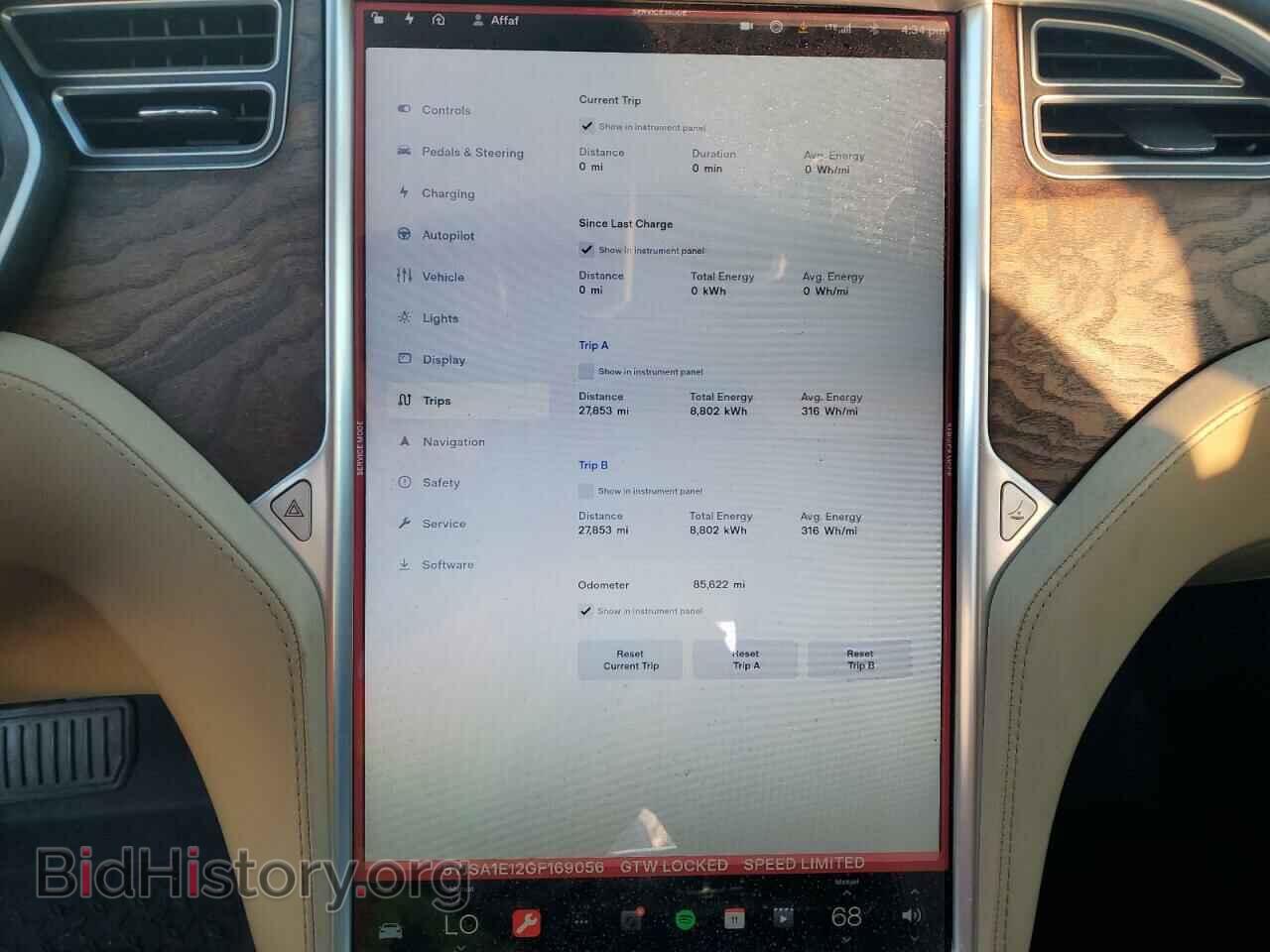 2016 TESLA MODEL S - VIN: 5YJSA1E12GF169056 - Photo 9
