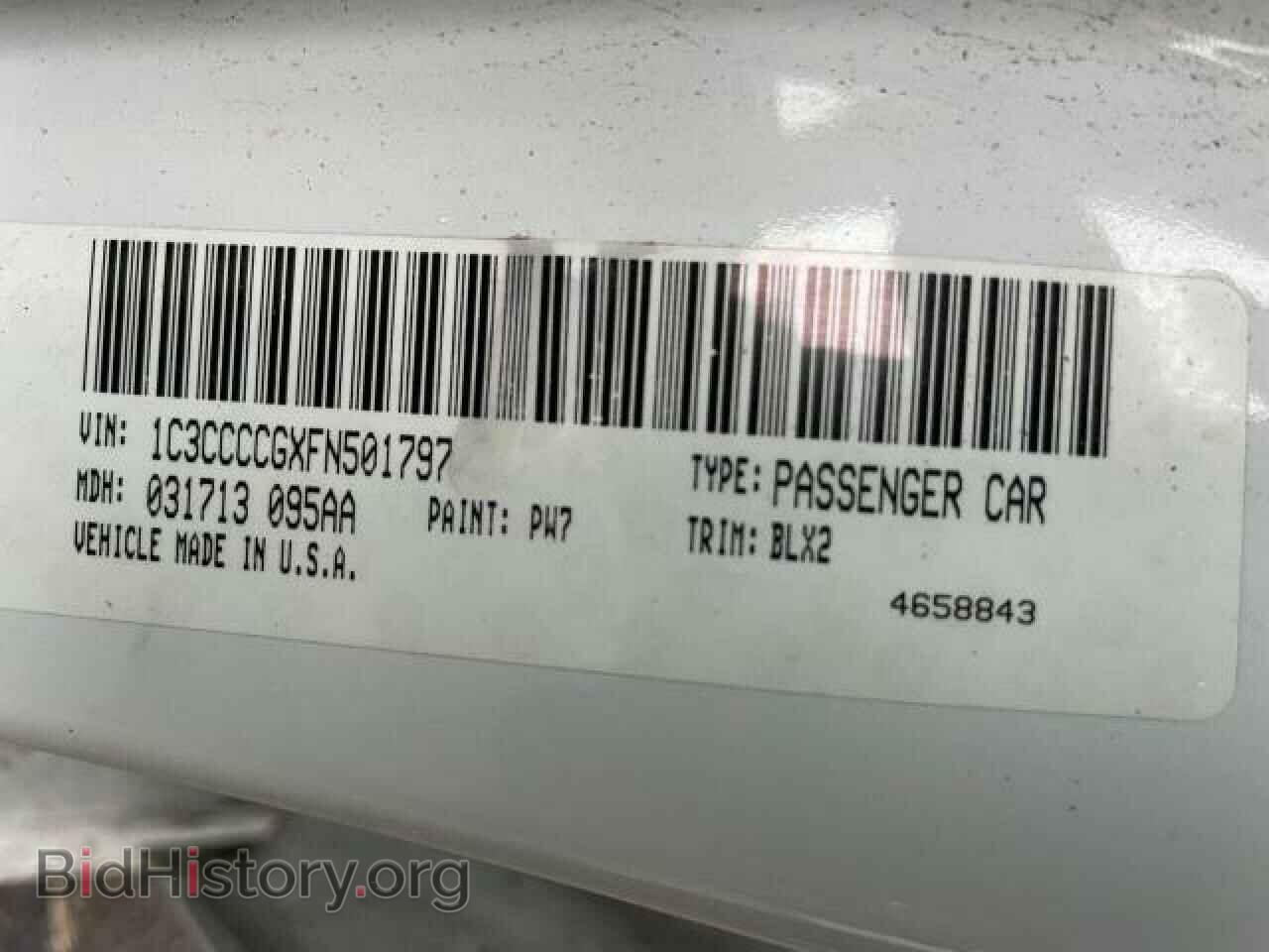 2015 CHRYSLER 200 - VIN: 1C3CCCCGXFN501797 - Фото 10