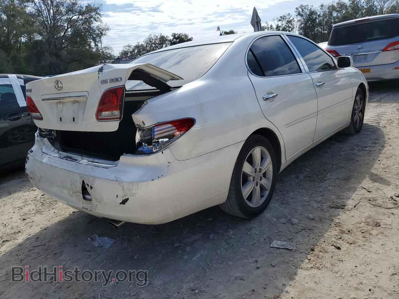 2005 LEXUS ES330 - VIN: JTHBA30G655134332 - Фото 3