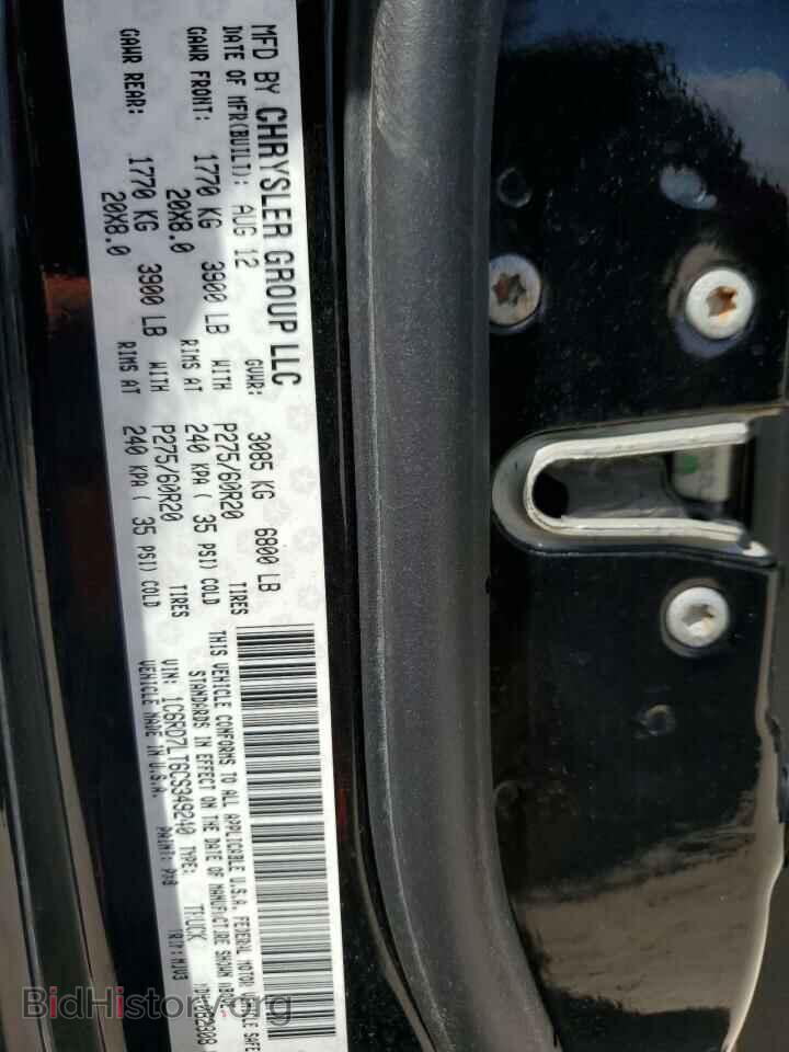 2012 DODGE RAM 1500 - VIN: 1C6RD7LT6CS349240 - Фото 12
