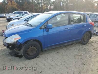 2007 Nissan VERSA S, синий — VIN 3N1BC13E27L412711, Copart