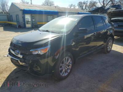 2013 Ford EDGE, black — VIN 2FMDK3J98DBB21546, Copart
