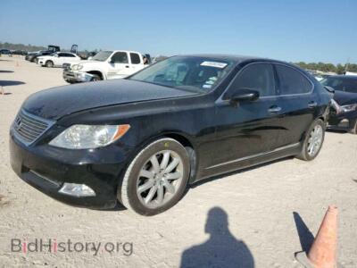 2008 Lexus LS460 460, black — VIN JTHBL46FX85076244, Copart