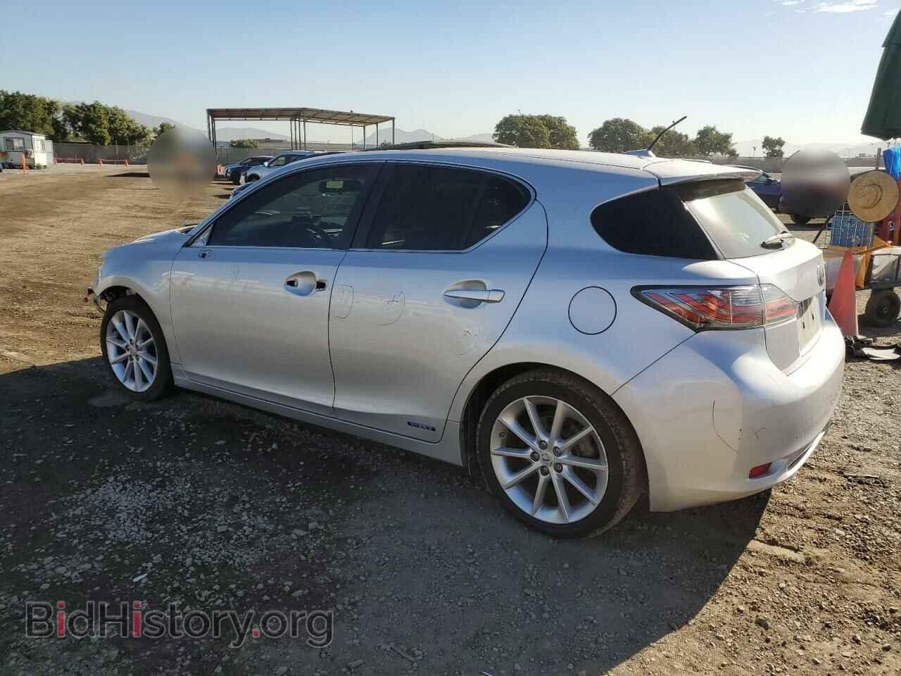 2012 LEXUS CT 200 - VIN: JTHKD5BH0C2101883 - Фото 2