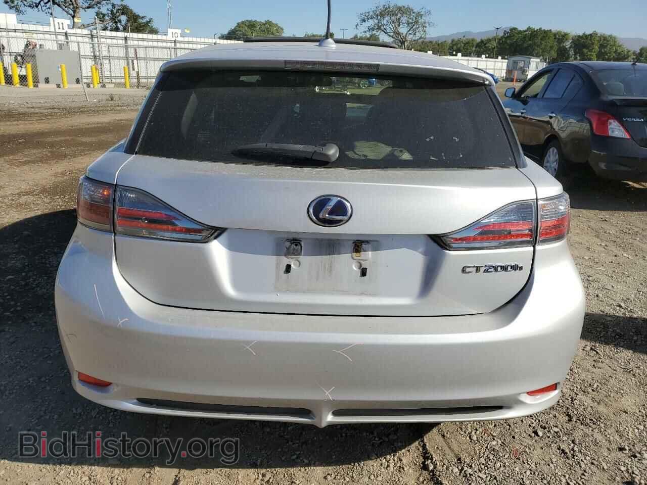 2012 LEXUS CT 200 - VIN: JTHKD5BH0C2101883 - Фото 6