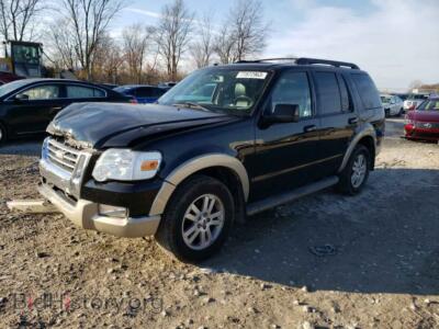 2010 Ford EXPLORER Eddie Bauer, black — VIN 1FMEU7EEXAUA97141, Copart