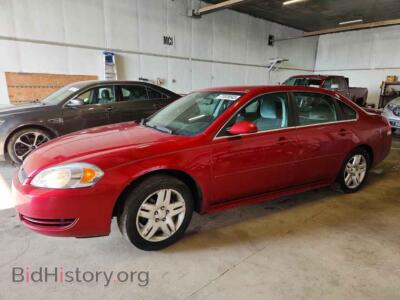 2013 Chevrolet IMPALA, красный — VIN 2G1WB5E39D1141561, Copart