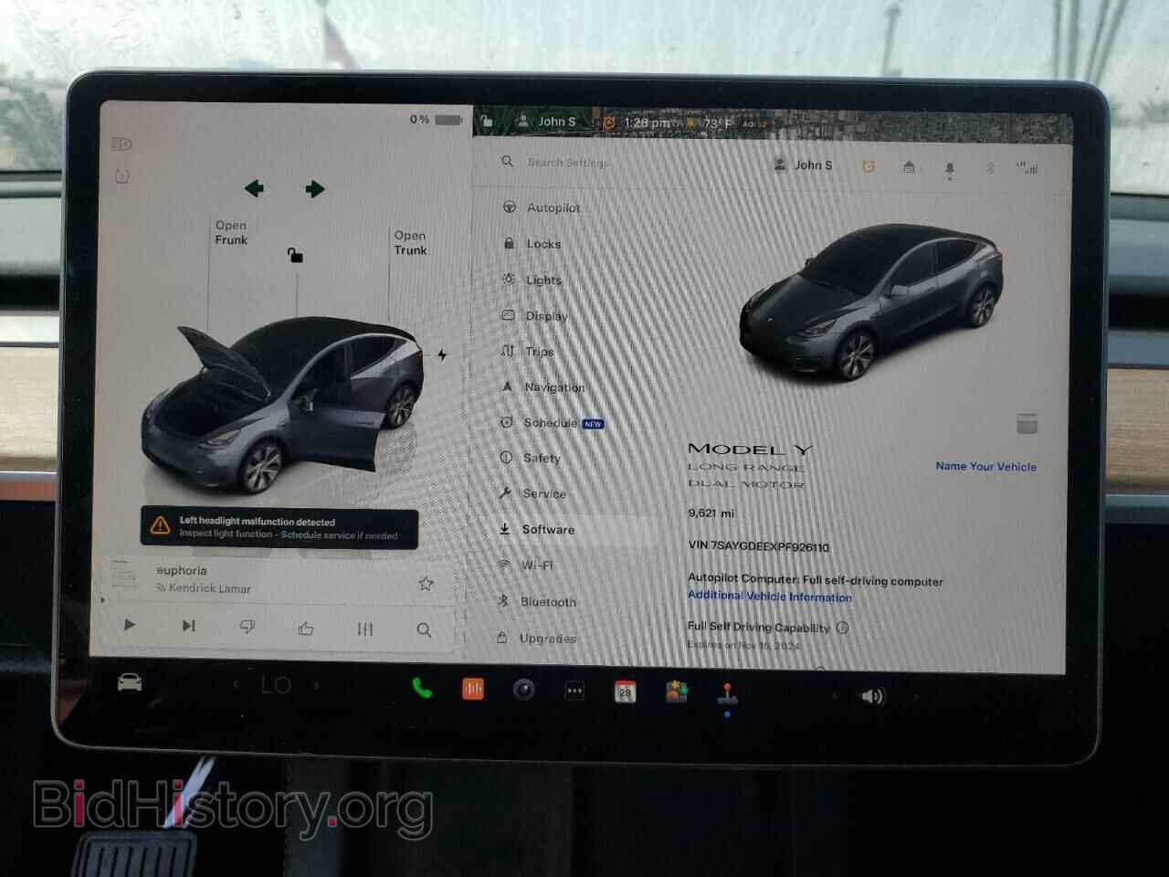 2023 TESLA MODEL Y - VIN: 7SAYGDEEXPF926110 - Фото 9