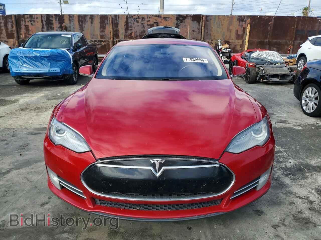 2014 TESLA MODEL S - VIN: 5YJSA1H10EFP30508 - Фото 5