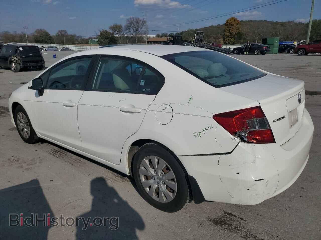 2012 HONDA CIVIC - VIN: 19XFB2F5XCE017614 - Фото 2