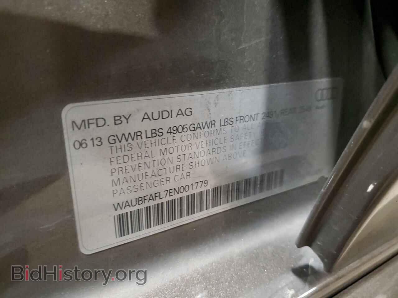 2014 AUDI A4 - VIN: WAUBFAFL7EN001779 - Фото 13