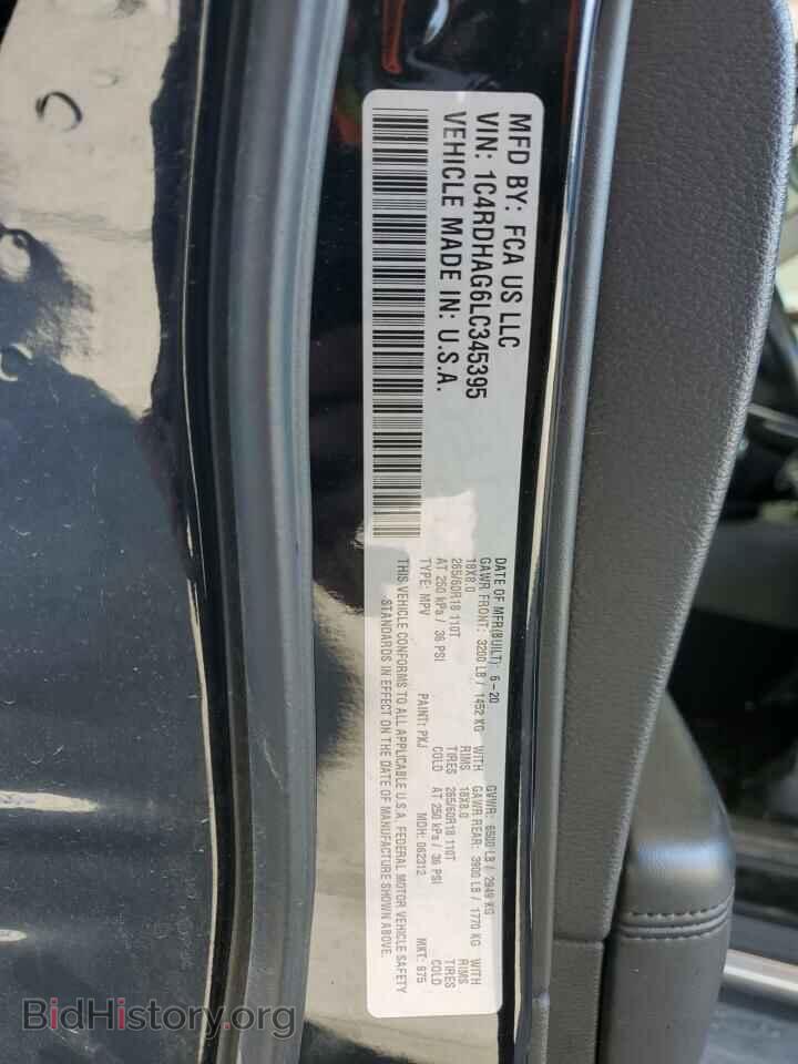 2020 DODGE DURANGO - VIN: 1C4RDHAG6LC345395 - Photo 13