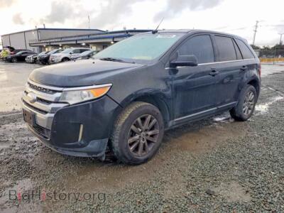 2013 Ford EDGE Limited, black — VIN 2FMDK3KC8DBA13941, Copart