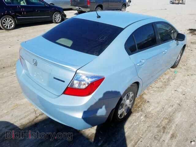 2012 HONDA CIVIC - VIN: JHMFB4F28CS011243 - Фото 4