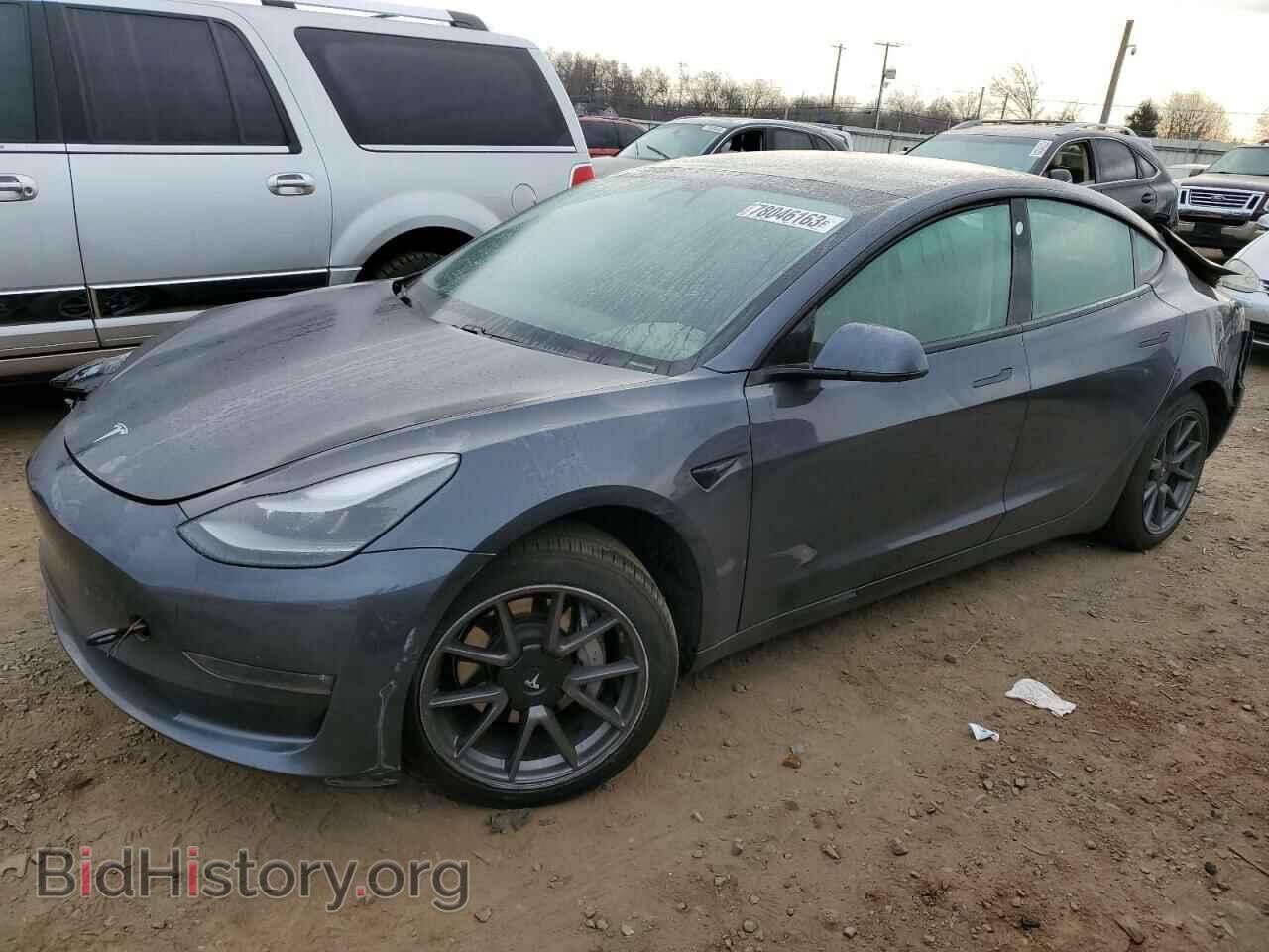 Photo 5YJ3E1EB2MF037847 - TESLA MODEL 3 2021