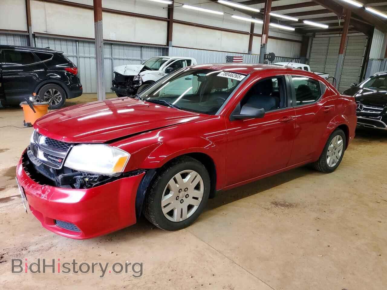 Photo 1C3CDZAB7CN220186 - DODGE AVENGER 2012