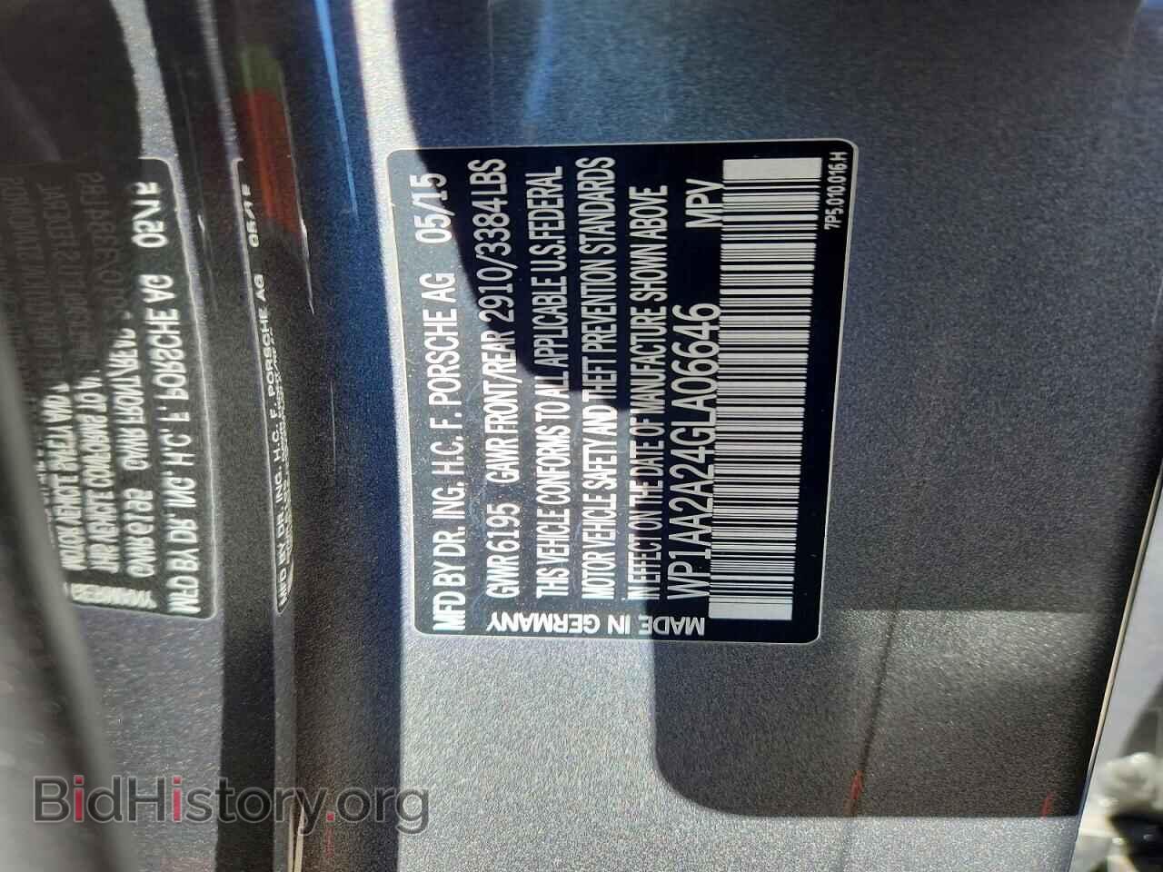 2016 PORSCHE CAYENNE - VIN: WP1AA2A24GLA06646 - Photo 12