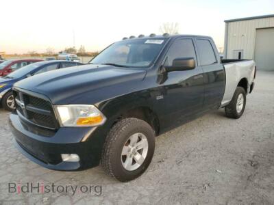 2012 RAM 1500 ST, черный — VIN 1C6RD7FT2CS171323, Copart