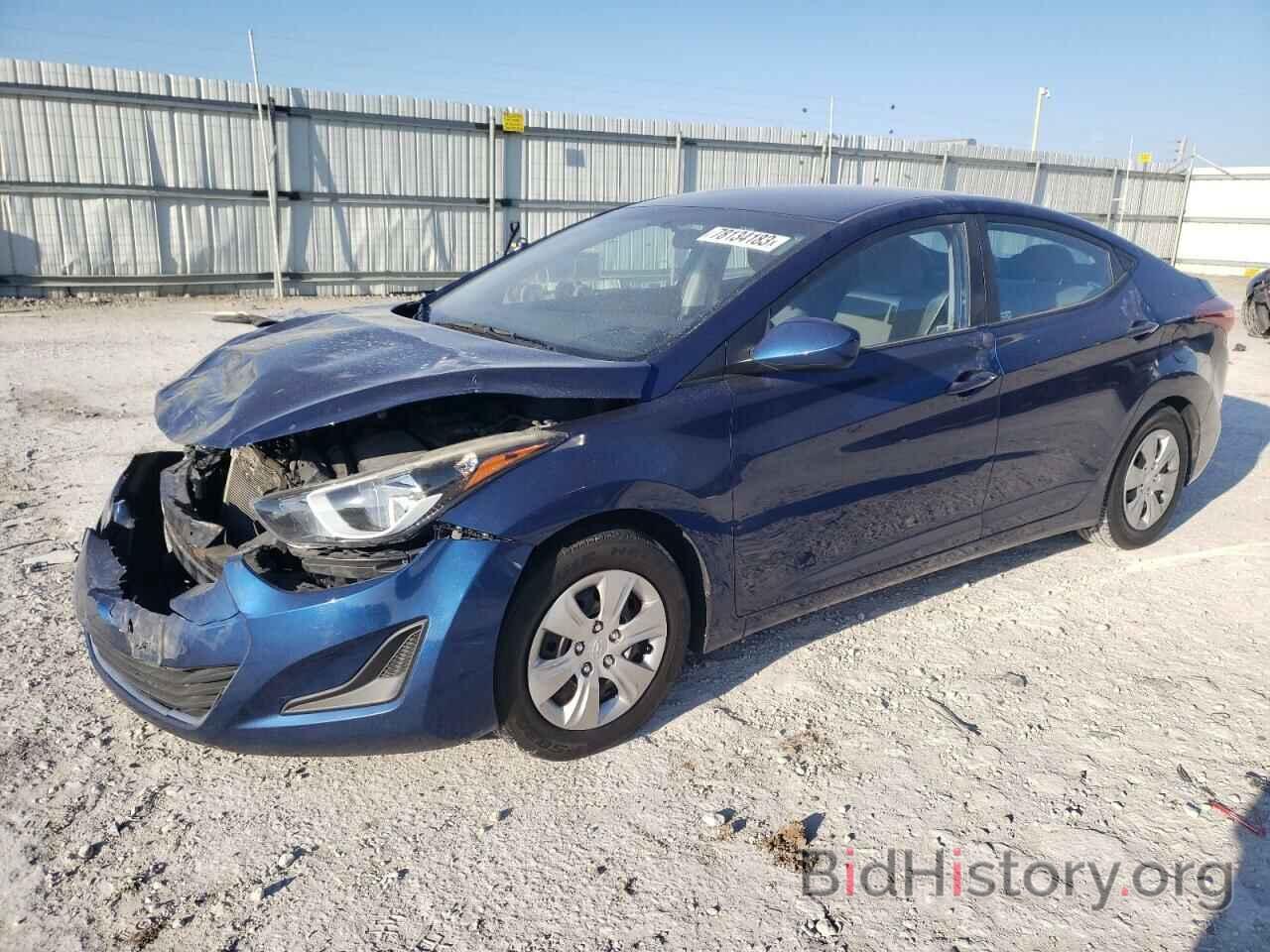 Фотография 5NPDH4AE9GH743121 - HYUNDAI ELANTRA 2016